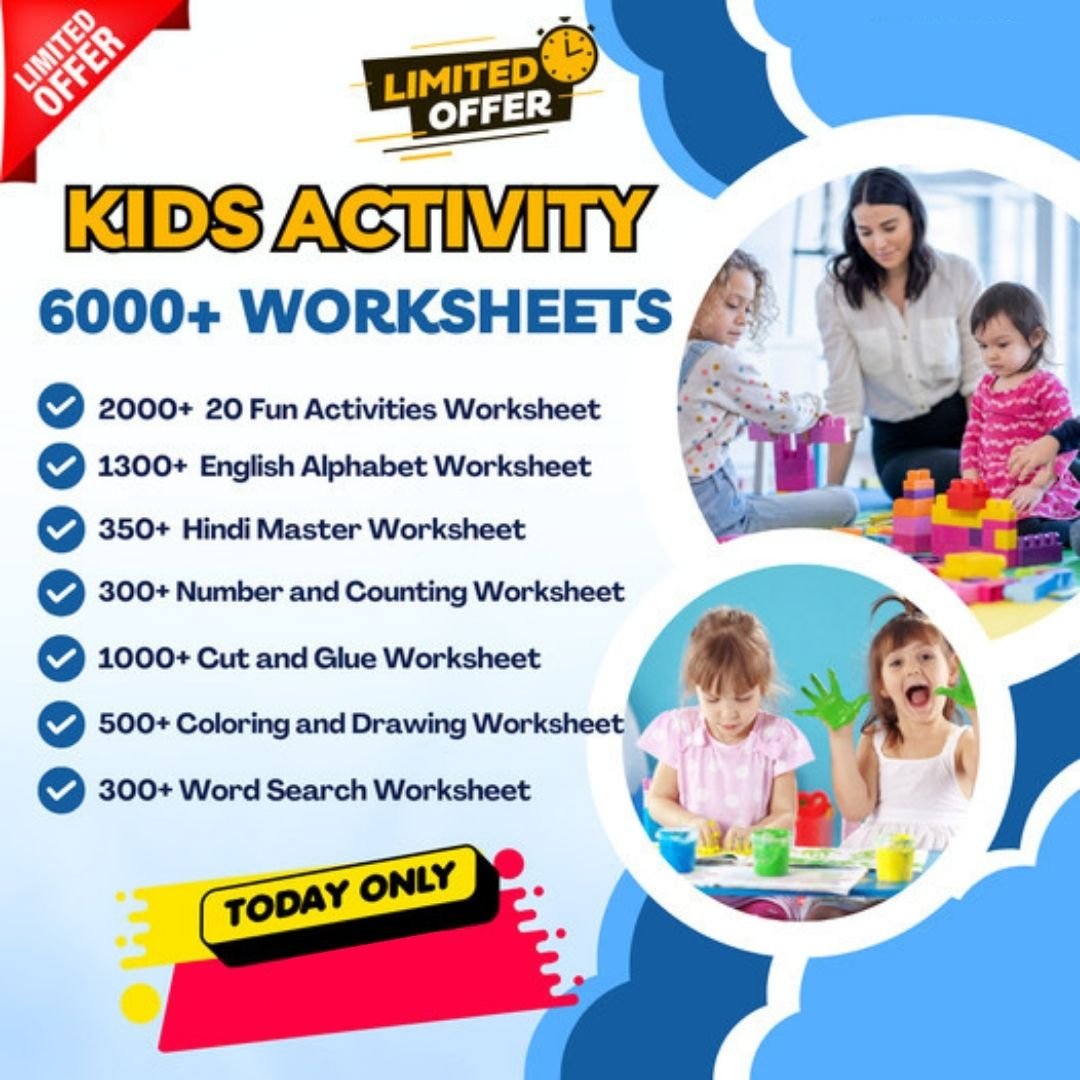6000+kids Worksheet